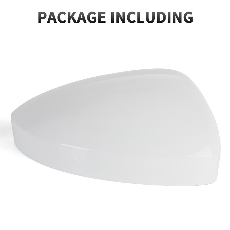 Gloss Black/White Car Door Wing Mirror Cover Cap For VW Tiguan 2017 2018 Tayron Car Accessories