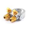 Ölfilter-Kühler-Sandwich-Gewindeplatten-Adapter für Honda, Aluminium-Öl-Adapter mit Anschlüssen M20 x 1,5 und 3/4