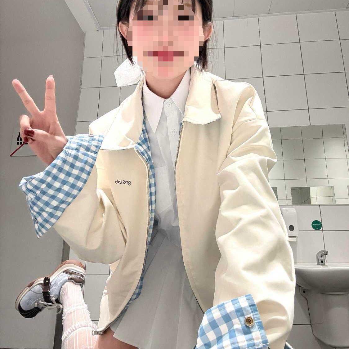 Women s Reversible Plaid Jacket: Retro, Loose Fit, Versatile Layering for Spring/Autumn XXL