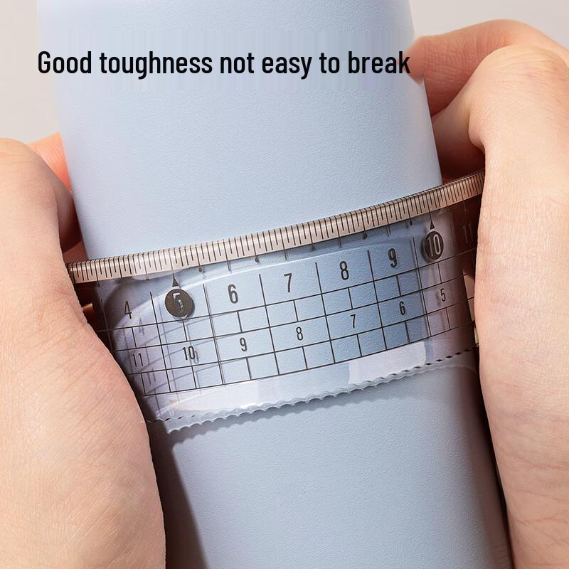 Deli VC126 Anti-Break Geometry Ruler Set