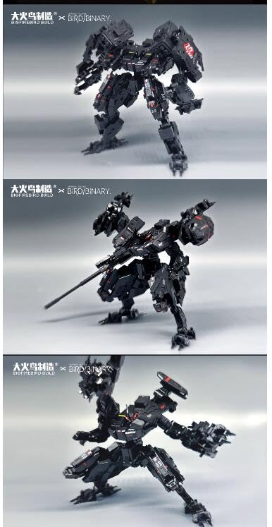 Daihicho Manufacturing BIGFIREBIRDBUILD BLACK CAT SMOKEY TIGER V Painted Alloy Movable Figure Body X2 "Smoke Tiger" "Flower" BV-02 "Deluxe Edition"