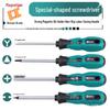 Multi-Shaped Screwdriver Set: Triangle, U, Y, Inner Cross, and Three-Edged Heads for Household Use