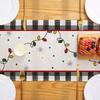 Creative Christmas Table Runner - Festive Print Polyester Placemat & Small Tablecloth