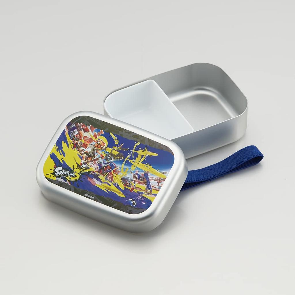 Skater Bento Box, 370ml, Splatoon 3, Aluminum, Insulated, for Kids, Made In Japan, ALB5NV-A