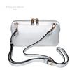 Pisoraro Wallet Shoulder Bag with Smartphone PR184 SILVER Storage, Crossbody, Silver, Multifunctional,