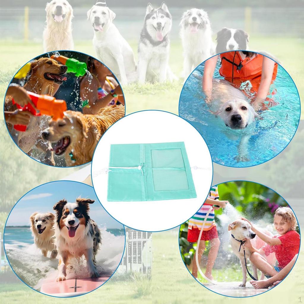 Adjustable Dog Shower Cap Bath Dogs Ear Muffs Hat for Grooming Swimming