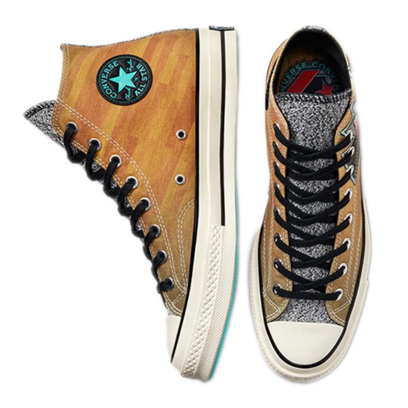 NBA x Converse Chuck Taylor All Star Années 1970 Confort Décontracté Montantes Espadrilles Unisexes Marron