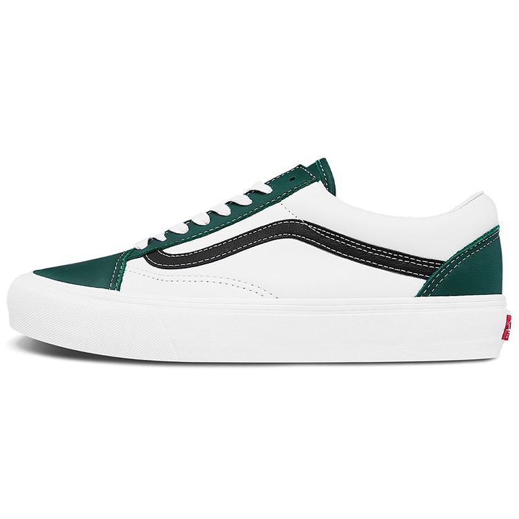 Vans Old Skool Vlt Lx Low Top Skate Shoes Unisex Sneakers White Green VN0A4BVF22D