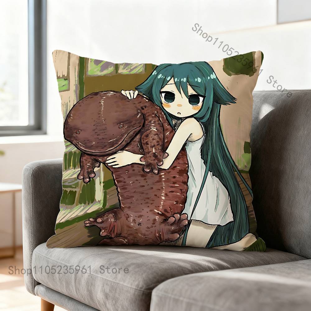 Saya No Uta The SSong of SSaya Pillowcase for Sofa Room Office Decor Printing Protector Cushion Cover Valentine gift Custom