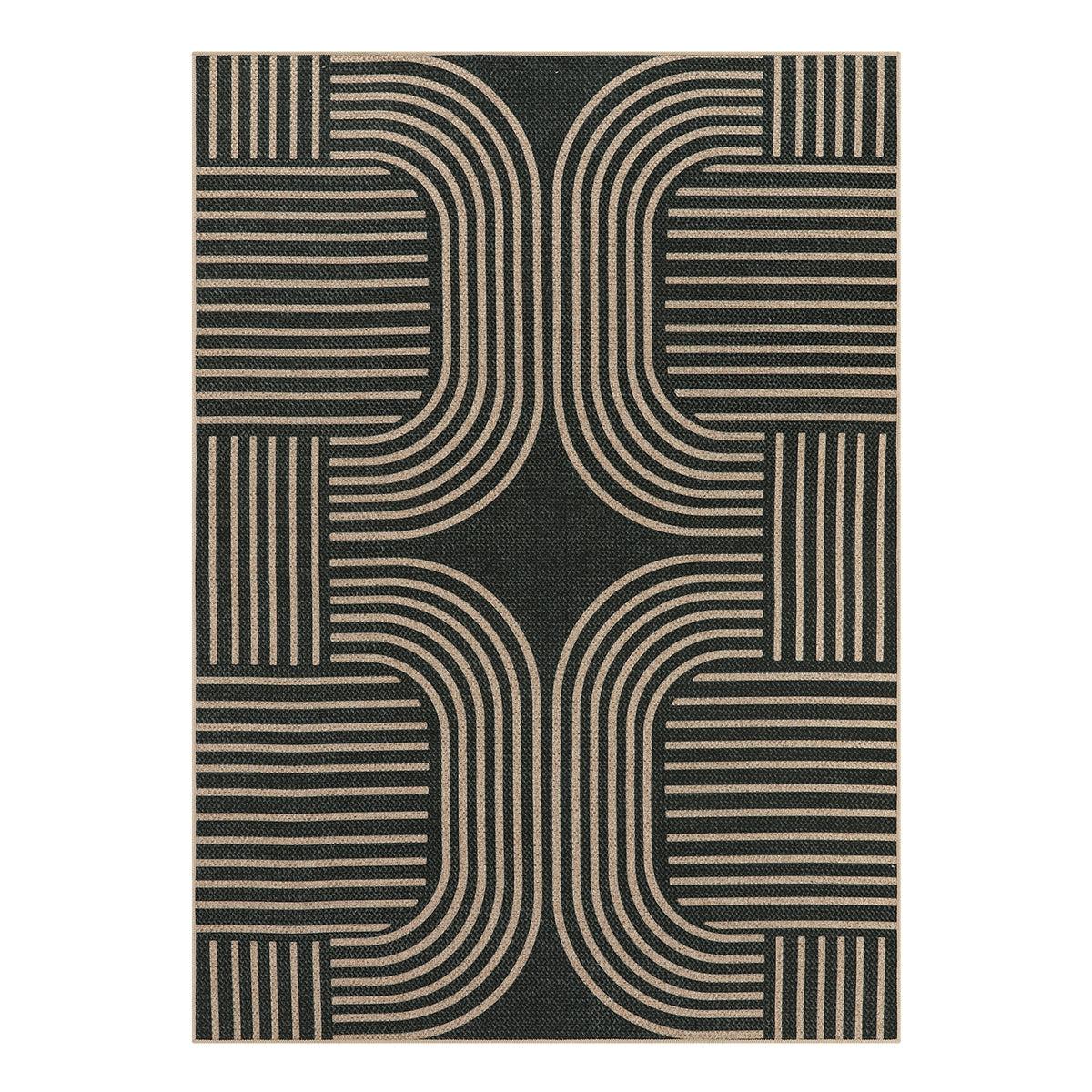 

Геометрические полосы популярный декоративный ковер для спальни Арт-мода гостиная спальня большой площади ковер светлый роскошный ковер диван коврик 40X60cm-16x24in