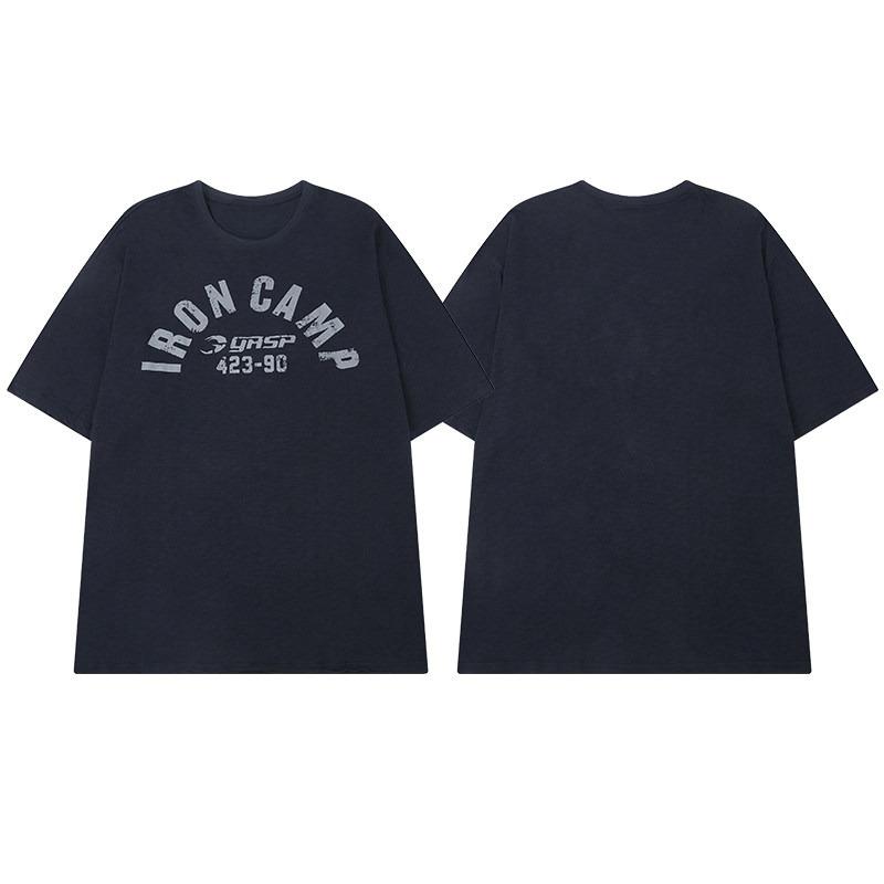 

Retro Iron Lifting Fitness Training Gym Casual TShirt Mens and Womens Luxury Brand Top M