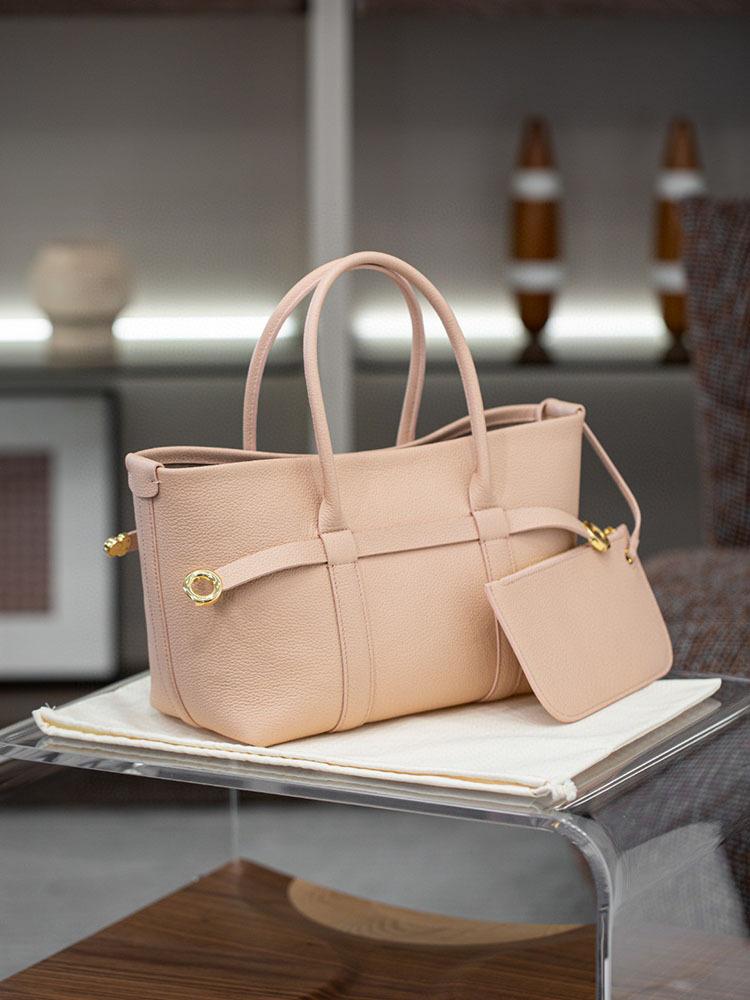 Premium Retro Tote Bag Large Capacity Splicing Leather Women's Bag Tote Bag Commuter Fashion Versatile Handbag