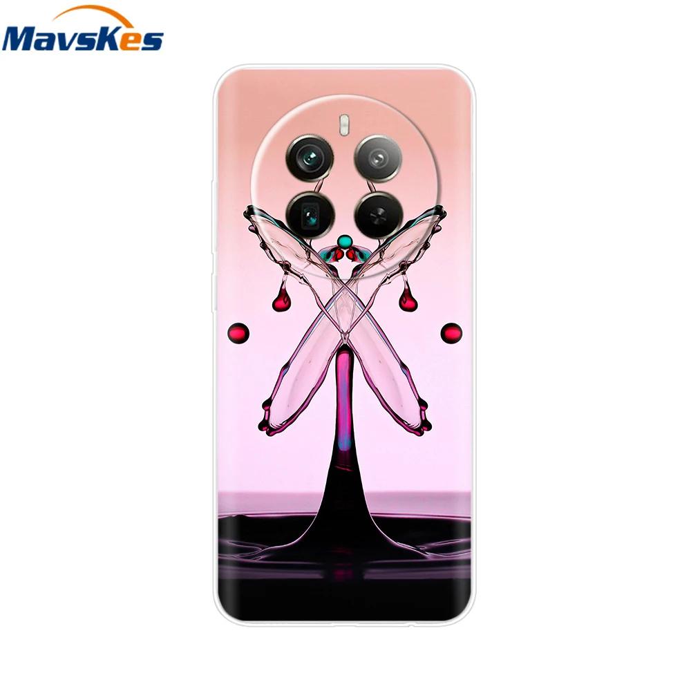 For Realme 12 Pro+ Case Love Heart Soft Silicone Cover for Oppo Realme 12 Plus 5G Fundas for Realme 12 Pro Plus Realme12 Bumper