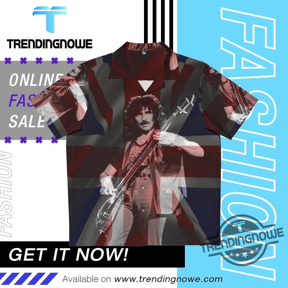 Vintage Geezer Butler Union Jack Hawaiian Shirt Unisex T-Shirt L