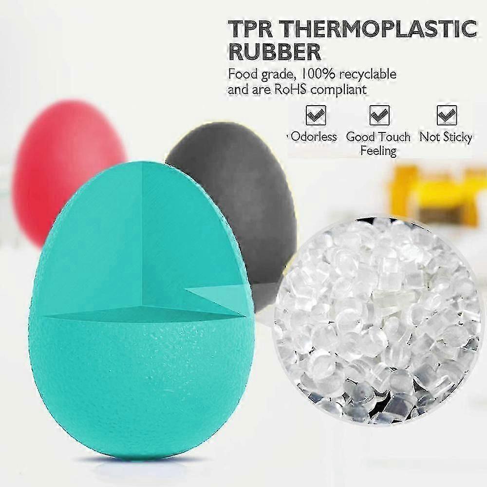 Hand Grip Strength Trainer, Stress Relief Ball Compatible With Adults And Kids, Wrist Rehab Therapy Hand Grip Equipment Ball Set Of 3 Finger Resistanc