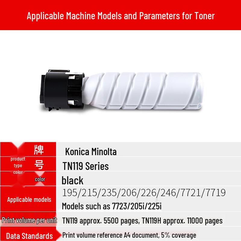 Konica Minolta TN119H Toner Cartridge