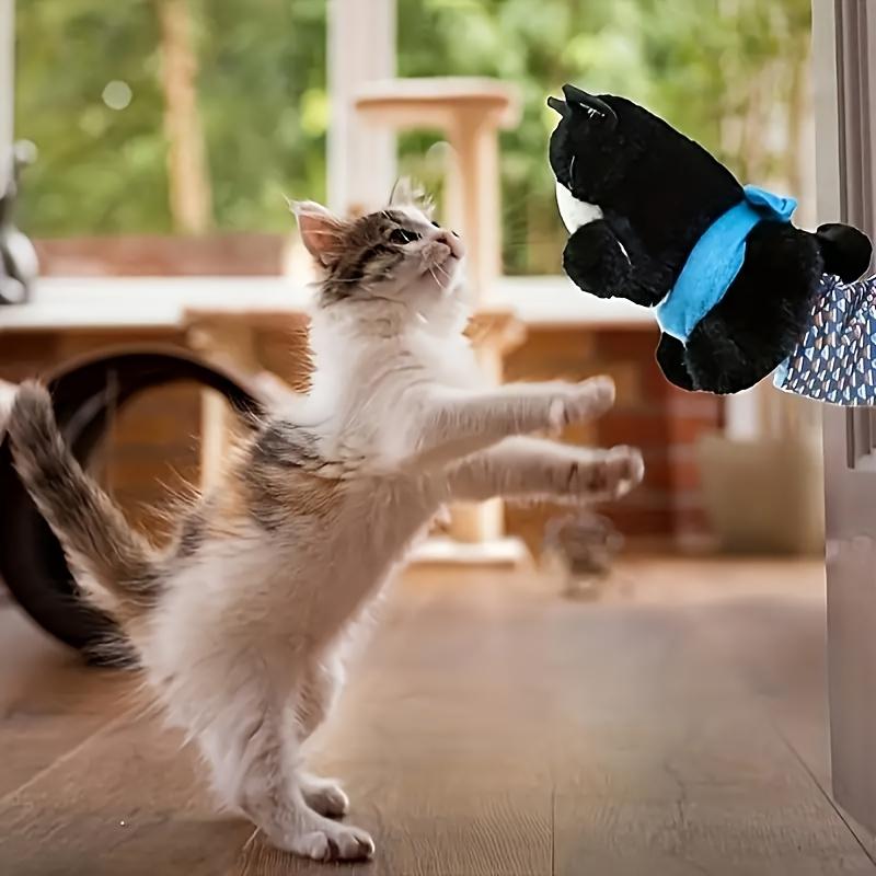 Interaktives Katzenhandpuppen-Spielzeug - Strapazierfähiges Plüsch-Handringspielzeug mit robuster Polsterung | Sicheres Spielen zur mentalen Stimulation & Bindung