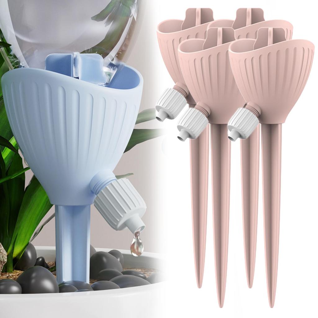 Adjustable Flow Lazy Flowerpot Automatic Potted Plant Watering Device Drip Water Switch Control Irrigation System Water Dropper