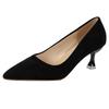 Fashion Women's New Autumn Temperament Fine Heel Versatile Work Shoes Shallow Temperament Pointed Toe High-heeled Single Shoes