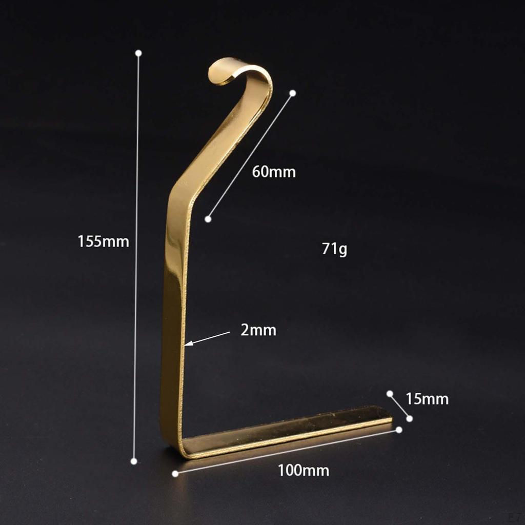 Christmas Stocking Holder Fireplace Hook Decor Mantel Garland Clips Ornament Hanging