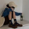 Ladies Autumn Winter Thickened New Sweet Cartoon Bear Wool Medium Tube Pile Socks