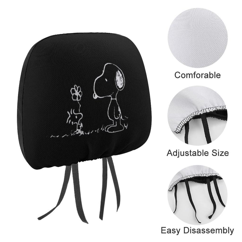Snoopy Headrest Car Seat Protective Headrest Seat Headrest Easy Universal Travel Car Accessories Covers, Covers, Cases, Covers, Decorations,
