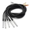 1PCS Waterproof DS18B20 thread temperature probe temperature sensor Stainless steel package 1m 2m 3m 5m 10m 18B20 wire arduino