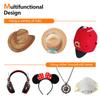 2pcs Baseball Hook Hat Sticky Hook Markless Hat Hook Simple Headphone Necklace Storage