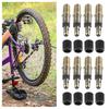 8 Stück/Set Ventileinsatz Auslaufsicher Einfache Installation Lange Lebensdauer Universelle Schlauchlose Presta-Ventileinsätze für Fahrrad-Innenschlauch