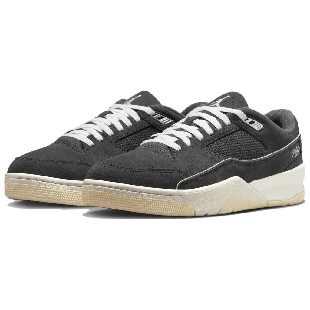 new JORDAN Flight Court Anthracite Sail Varsity Red White