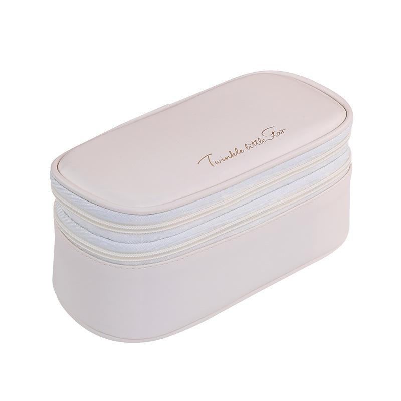 Women's Cosmetic Bag Makeup Bag Double Layer Large Capacity Luxury Cosmetics Organizer Travel Essentials Women Cosmetic Bag