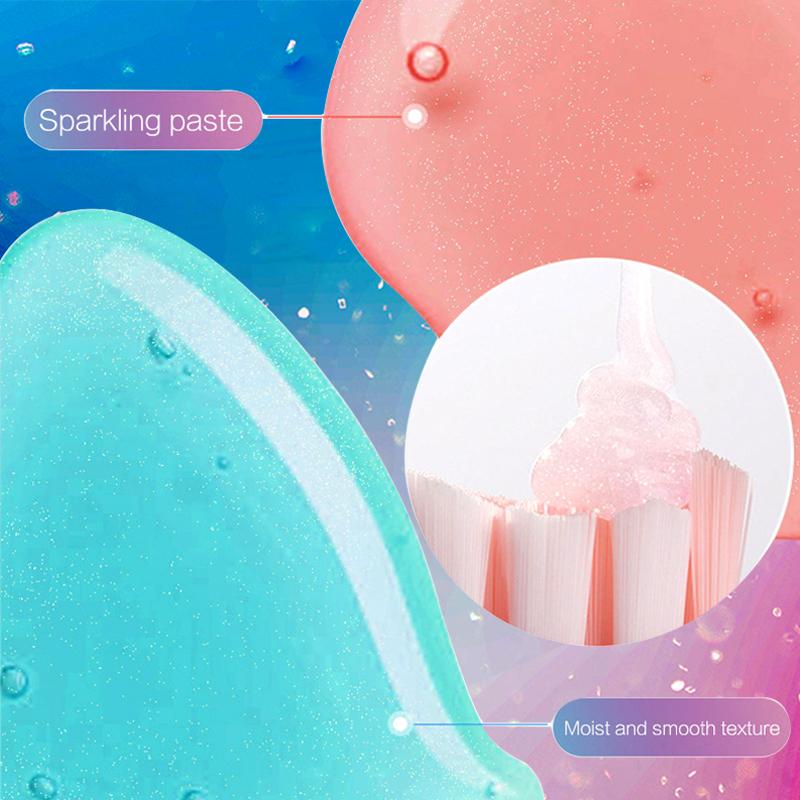 Peach Mint Flavor Toothpaste, Deep Cleansing Freshen Breath, Colorful 100g (3.53oz) - 1pc, Toothpaste