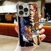 Anime S-Saint S-Seiya Plating Phone Case For Iphone 16 17 Pro Max Air 16E 14 15 Plus 12 13 Mini Anti-Fall Airabag Cover