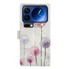 For Xiaomi 17 Pro Max Case Pattern Printing Wallet Stand Flip Leather Phone Cover with Strap