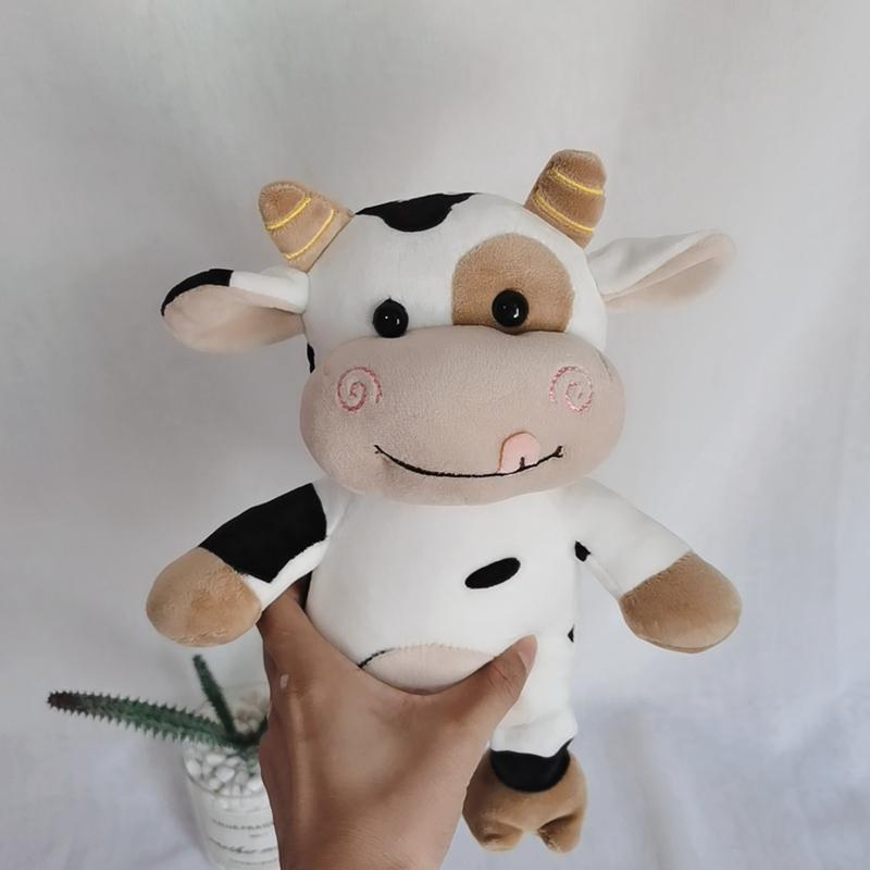2026 New Plush Cow Toy Cute Cattle Plush Stuffed Animals Cattle Soft Doll Kids Toys Kawaii Birthday Gift for Children