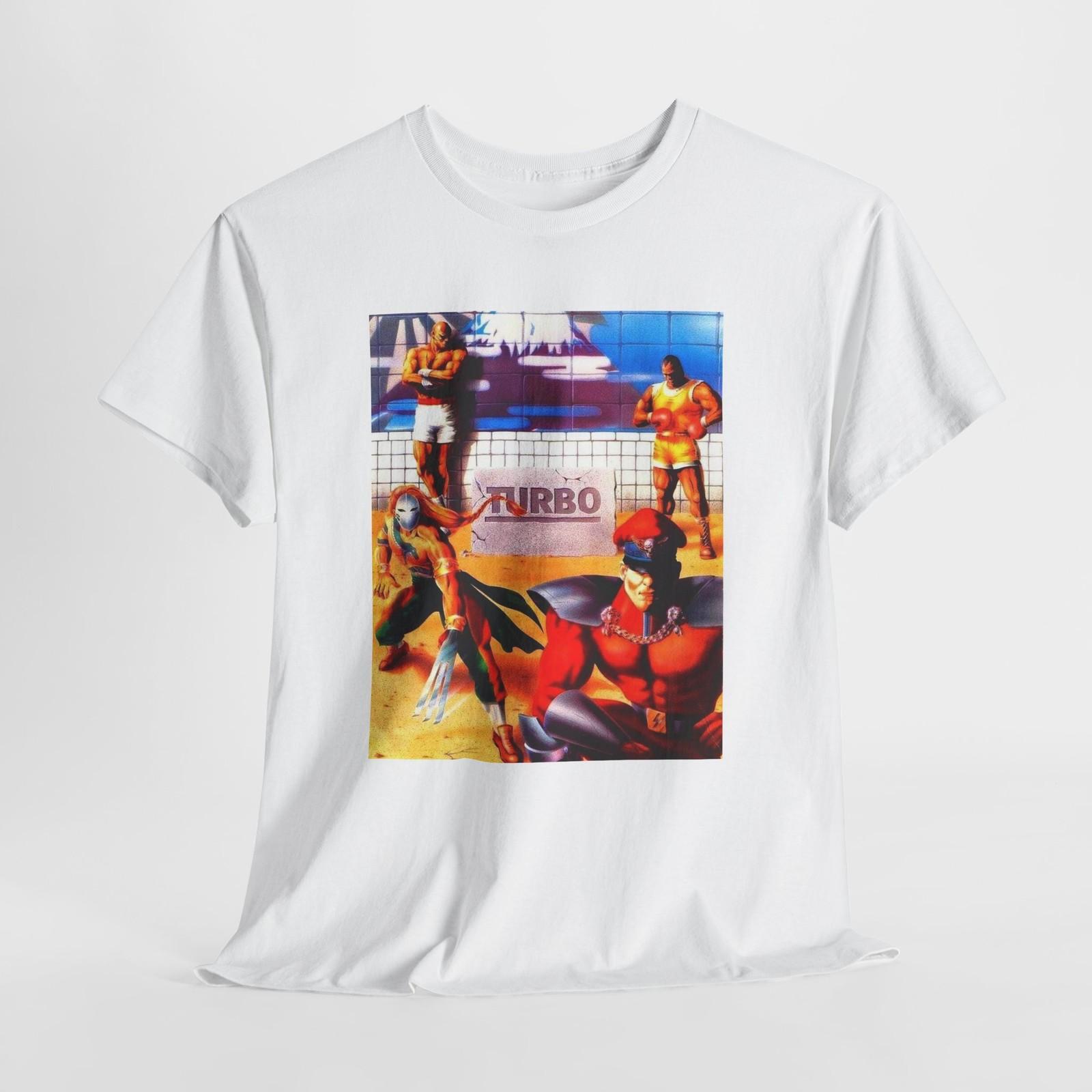 Four Heavenly Kings Shirt, Retro Video Game T-Shirt Mens Womens Tees Top, Street Fighter Turbo Tee XL