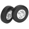 2pcs RC Front Wheels with 7 Spokes Aluminum Alloy Hubs for Tamiya 1/14 RC Car