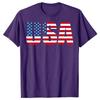 Usa Patriotic American Flag For Men Women Kids Boys Girls Us Tshirt
