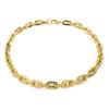 Unisex Punk 316L Stainless Steel Chain Link Bracelets For Women Men T Toggle Round Circle Lock Clasp Exquisite Bangle Bracelets
