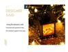 Nordic LED Flame Fireplace Lamp - Decorative Christmas Home Ornament