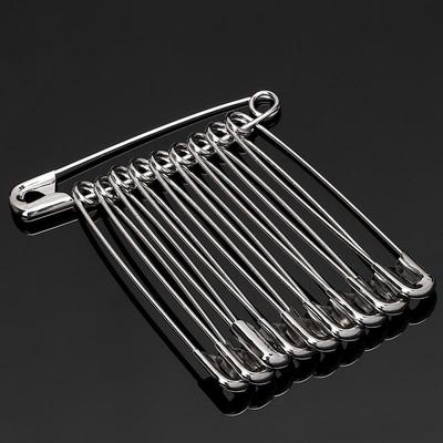 Vintage Metal Safety Pin Set - Large, Medium, Small Sizes
