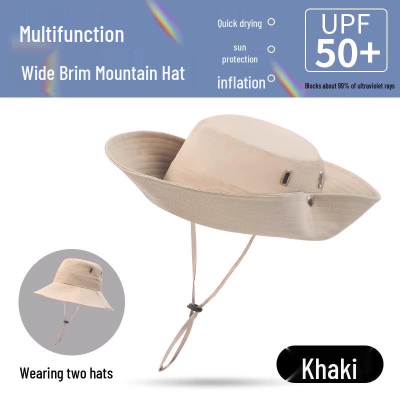 

Женская летняя шляпа ковбойская с широкими полями для защиты от солнца - Идеально подходит для кемпинга, рыбалки, альпинизма и пеших прогулок