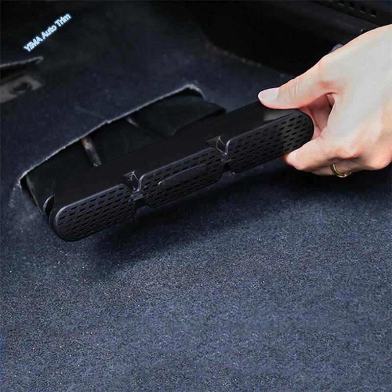 For Toyota Highlander / Kluger 2014 - 2018 Car Seat Below AC Air Duct Vent Outlet Protective Cover Grille Trim 2PCS Accessories