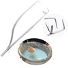 Stainless Steel Immersion Glaze Holder Special Plate for Pottery Enthusiasts Tea Cup Building Cup Pottery Glaze Tool