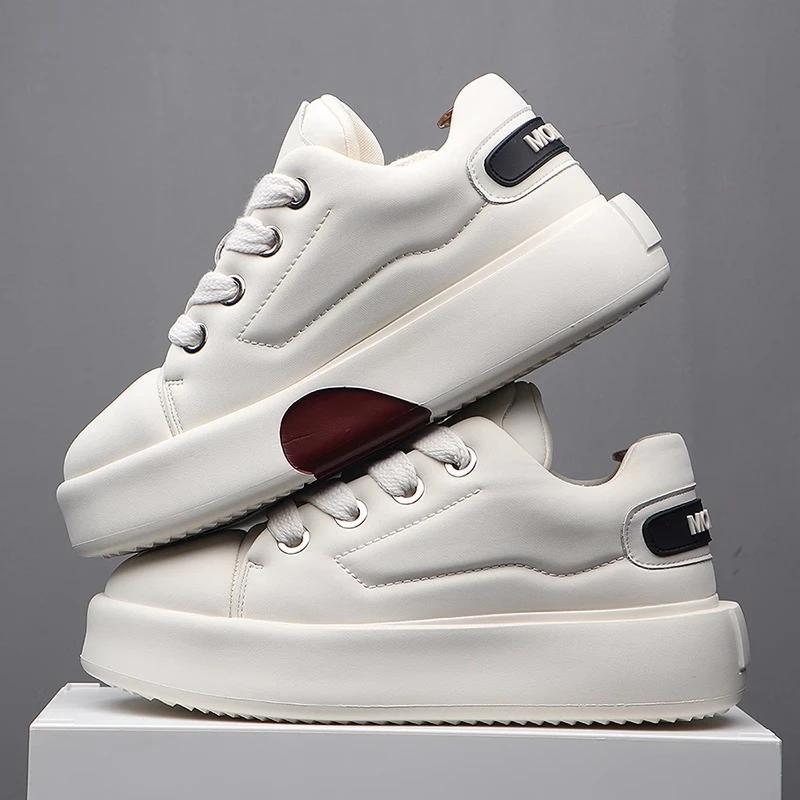 Spring and Autumn New Men's Luxury Sneakers Fashion Trend Casual Board Shoes Breathable Soft Bottom Youth Sports Running Shoes