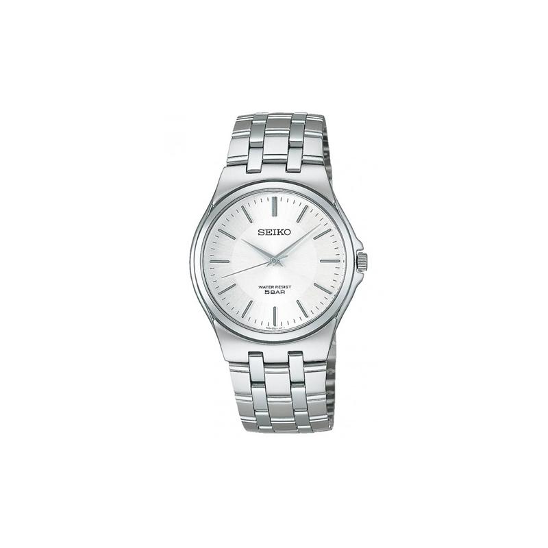 

SEIKO Waterproof 50 Meters Quartz Steel Strap Uniform for Men and Women White Dial SCXP021 белый