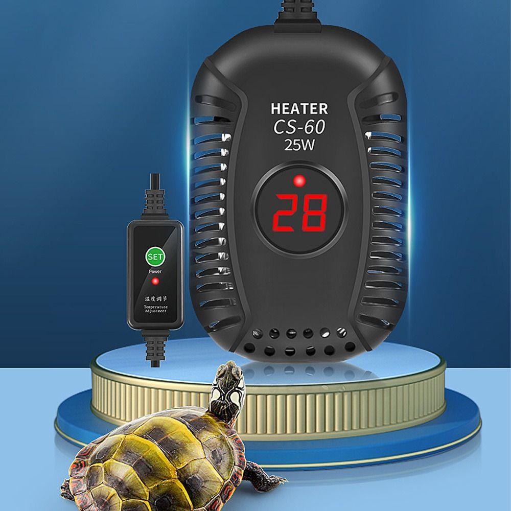 Quartz Glass Turtle Tank Heater Low Water Level Aquarium Thermostat Fish Tanks