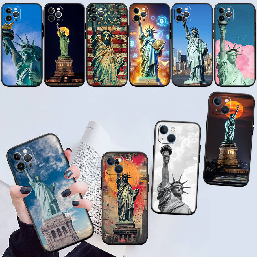 Statue of Liberty Phone Case for Redmi Note 12 12S 12C 13 13C 13R 14 14S 14R 14C 11A 13X A3 A3X A4 A5 Pro Max Plus