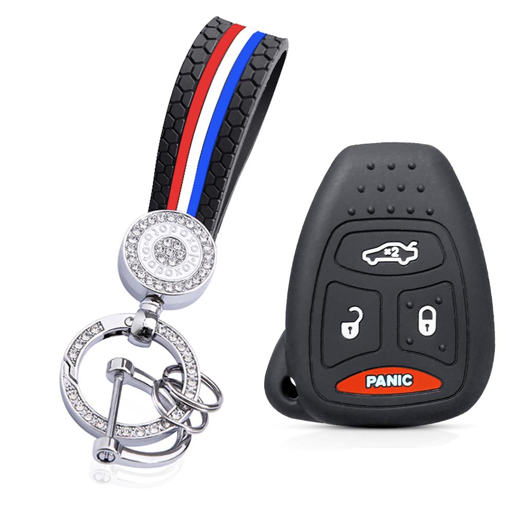 For Dodge Avenger Caliber Cool Bo For Jeep Grand Cherokee Compass Patriot For Chrysler 300c Voyager PT Cruiser Key Case Cover
