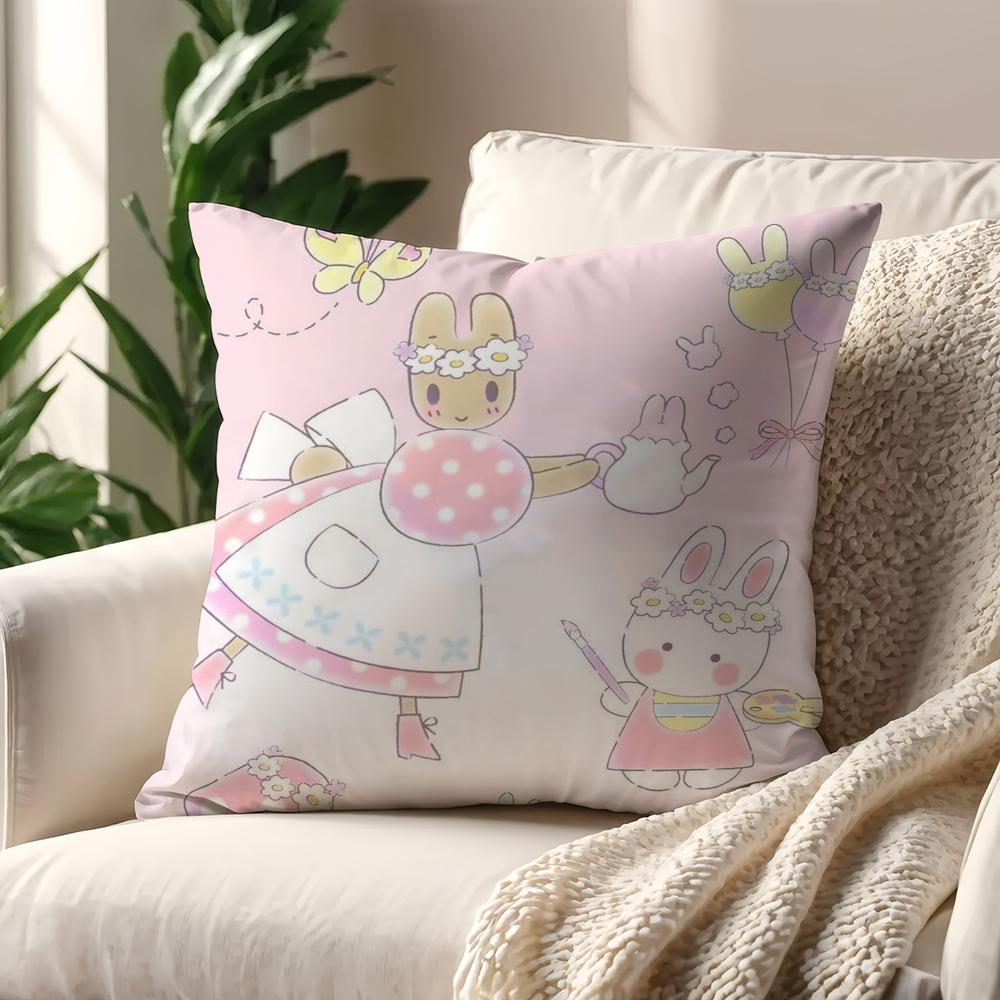 MARRONCREAM Kawaii cushion cover For Pillow Printing Sofa Decoration Home Car Room Coffee Shop Office Nordic Simplicity